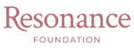 Resonance Foundation logo in rose gold