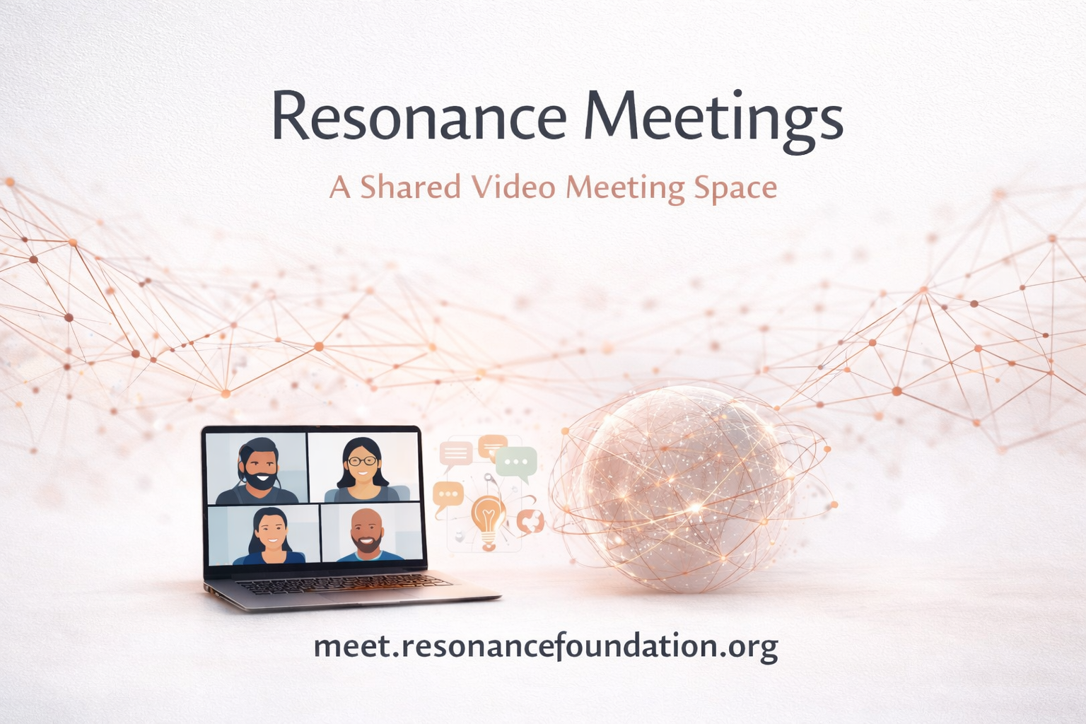 Resonance Meetings – plataforma de videollamadas compartida para la comunidad de Resonance Foundation